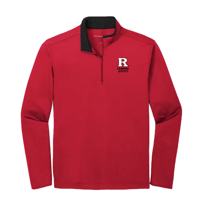Port Authority® Silk Touch™ Performance 1/4-Zip Rutgers Criminal Justice
