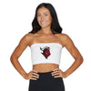 Rutgers White Bandeau Top lojobands