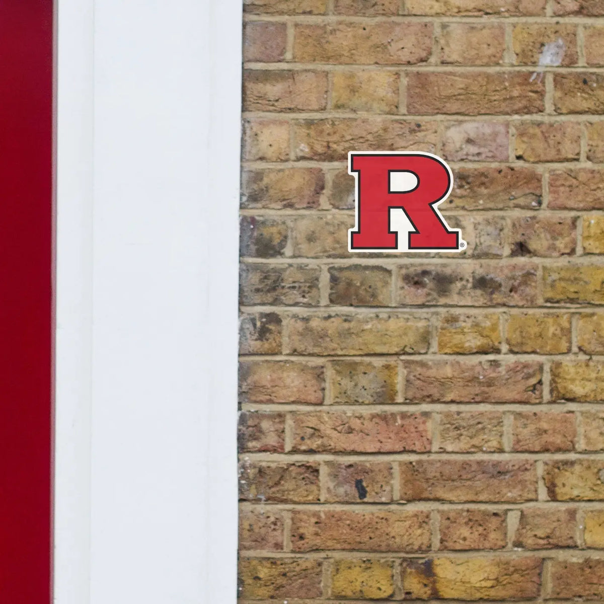 Rutgers Scarlet Knights - Logo - Outdoor Wall Decals - Official NCAA - Scratch Resistant Alumigraphics Smooth Fathead