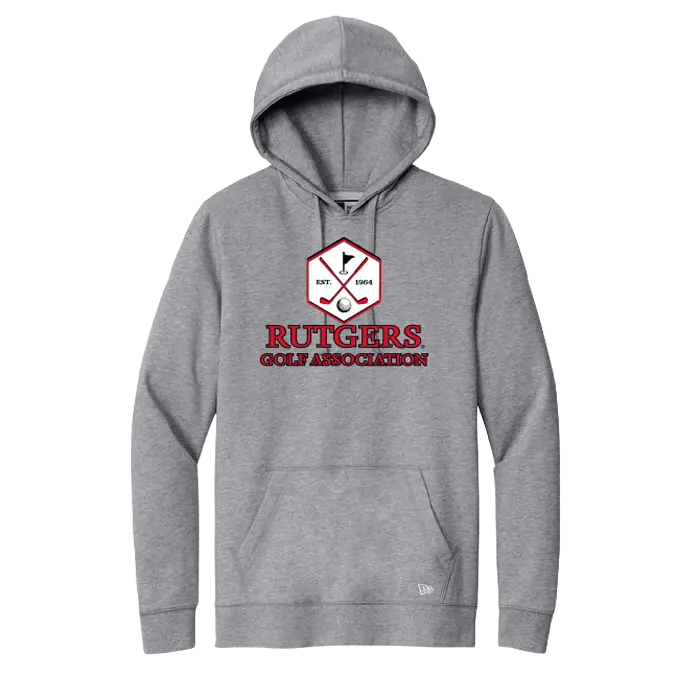 Golf New Era Comeback Fleece Pullover Hoodie Rutgers Golf Association