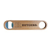 Rutgers Scarlet Knights NCAA Elegant Laser-Etched Wooden Bottle Opener - Collegiate Bar Accessory R & R INC.
