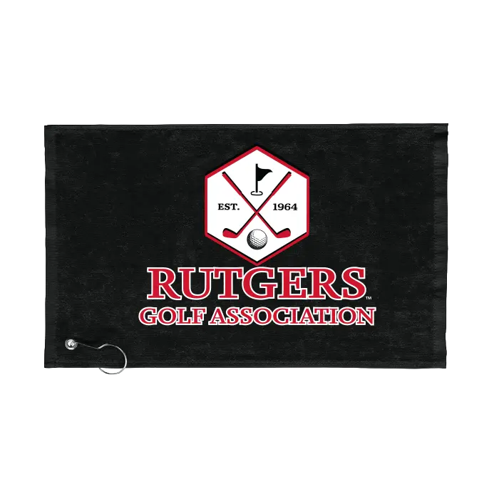 Golf Port Authority Grommeted Hemmed Towel Rutgers Golf Association