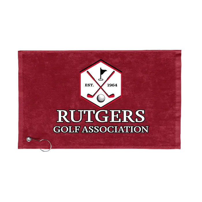 Golf Port Authority Grommeted Hemmed Towel Rutgers Golf Association