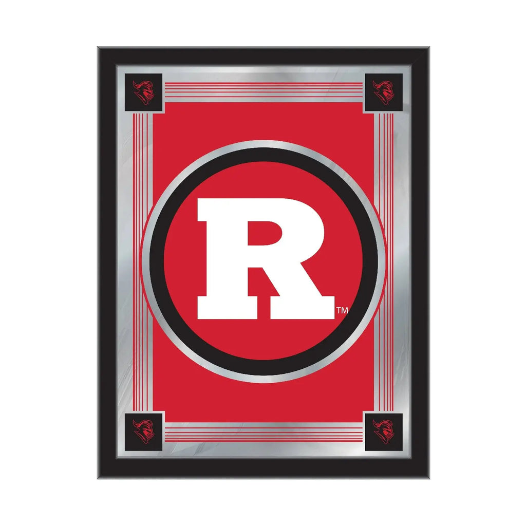 Rutgers Scarlet Knights Logo Mirror Holland Game Room