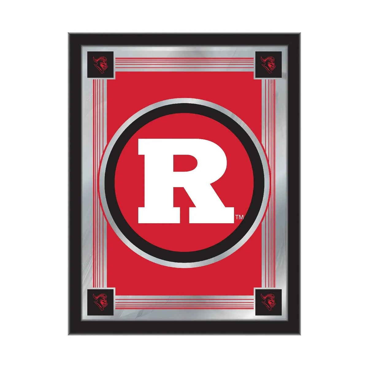 Rutgers Scarlet Knights Logo Mirror Holland Game Room