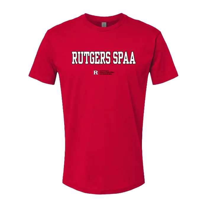 SPAA Unisex Short Sleeve T-Shirt Rutgers Public Affairs