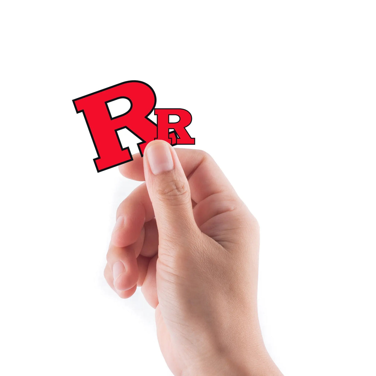 Rutgers Scarlet Knights - 5 Logo Minis (Mixed Sizes) - Official NCAA - Reusable Vinyl Decals Fathead