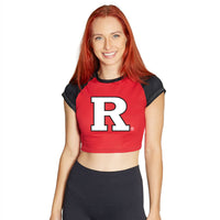 Camiseta del equipo rojo y negro de Rutgers
