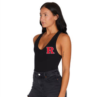 Traje de baño negro de Rutgers