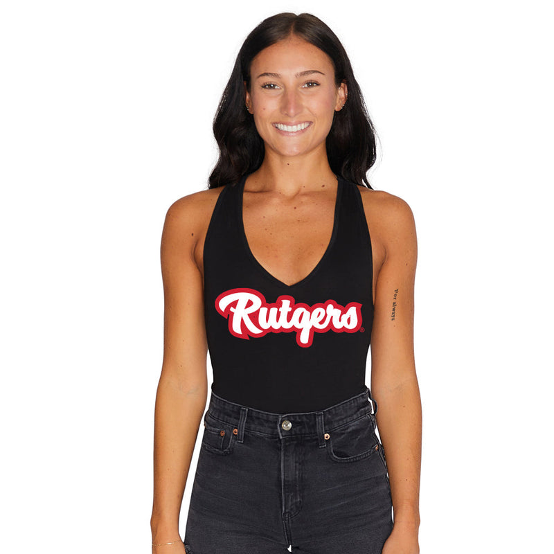 Body negro cursivo de Rutgers