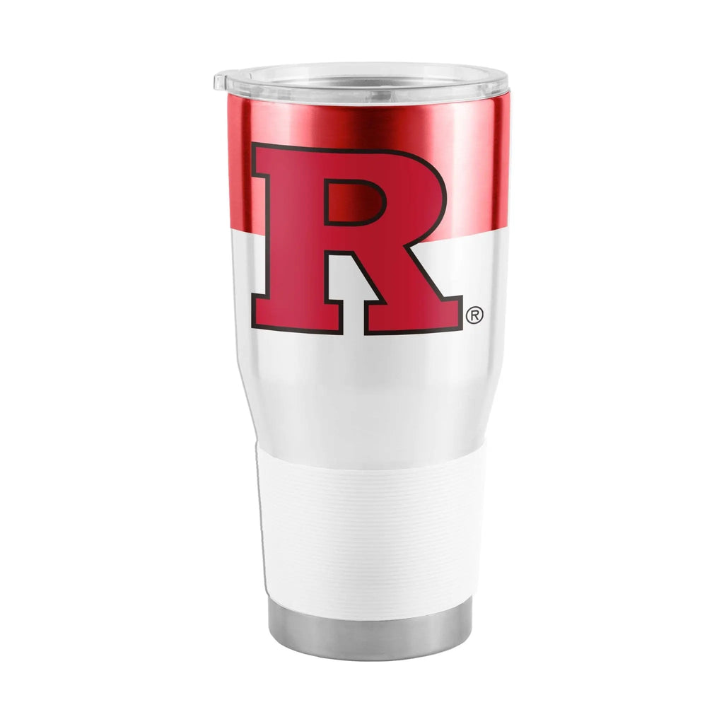 Rutgers 30oz Colorblock Stainless Steel Tumbler Logo Brands
