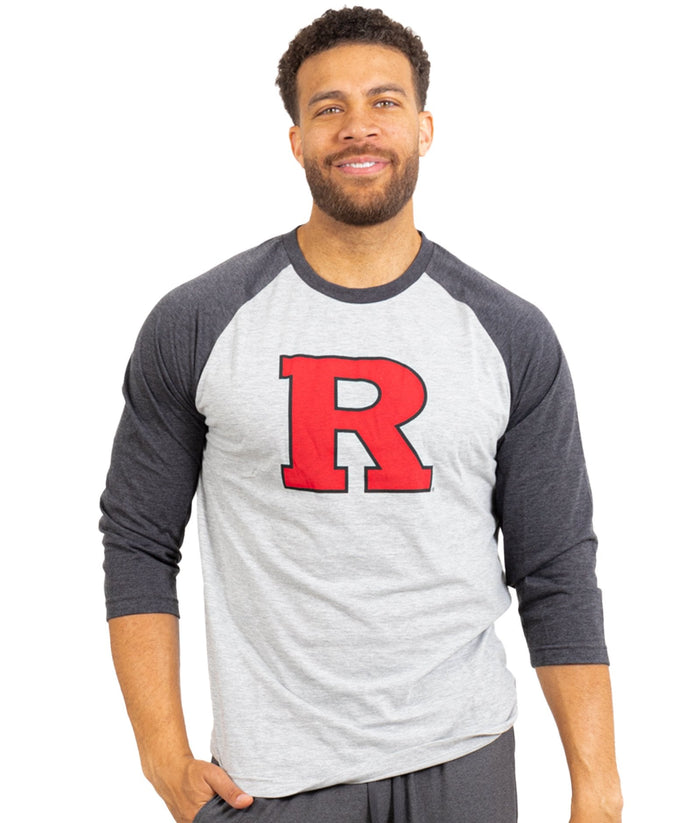 Rutgers Scarlet Knights Jonah 3/4 Sleeve Raglan