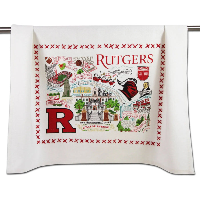 Rutgers University Collegiate Dish Towel catstudio