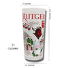 Rutgers University Collegiate Drinking Glass catstudio