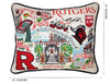 Rutgers University Collegiate Embroidered Pillow catstudio