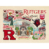 Rutgers University Collegiate Fine Art Print catstudio
