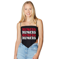 Rutgers Gothic Bandana Top