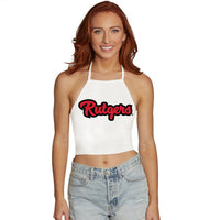 Top halter blanco de Rutgers