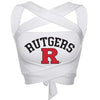 Rutgers White Multi Way Bandeau Top lojobands