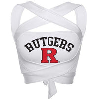 Top bandeau multiposición blanco de Rutgers