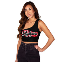Top de un solo hombro Rutgers Lightning