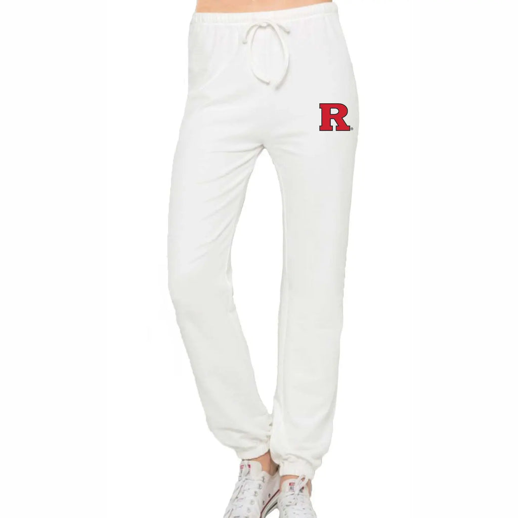 Rutgers White Joggers lojobands