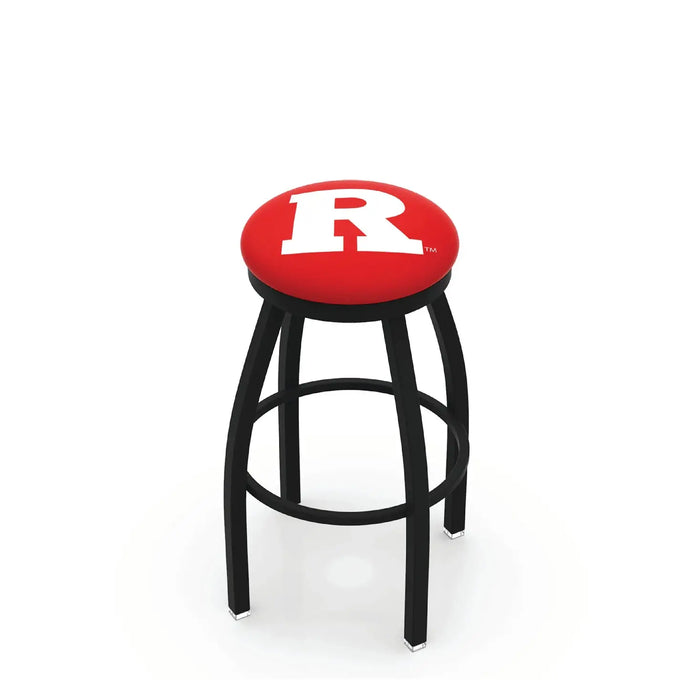 Rutgers Scarlet Knights L8B2B Backless Bar Stool | Rutgers Scarlet Knights Backless Counter Bar Stool Holland Game Room