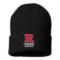 12" Solid Cuffed Beanie Rutgers Criminal Justice