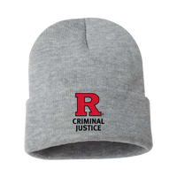 12" Solid Cuffed Beanie Rutgers Criminal Justice