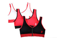 Rutgers Zip Front Bra