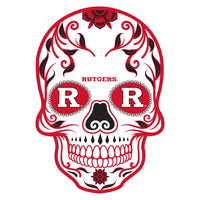 Rutgers Scarlet Knights - Skull - Outdoor Wall Decals - Official NCAA - Scratch Resistant Alumigraphics Smooth Fathead