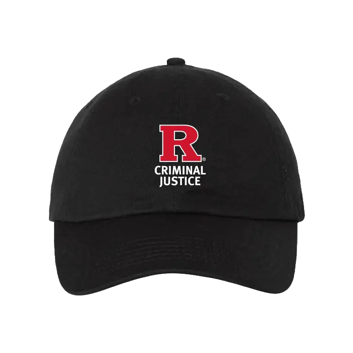 Bio-Washed Classic Dad Hat Rutgers Criminal Justice