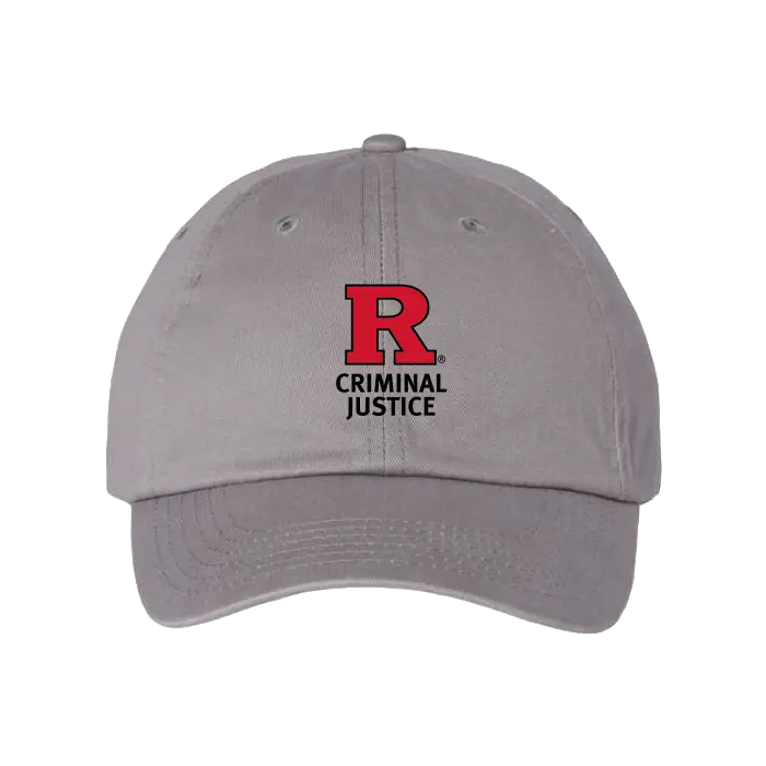Bio-Washed Classic Dad Hat Rutgers Criminal Justice