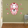 Rutgers Scarlet Knights - RealBig Sugar Skull Collection - Official NCAA - Reusable Vinyl Wall Decals Fathead
