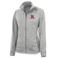 Women's Heathered Fleece Jacket Rutgers SSW
