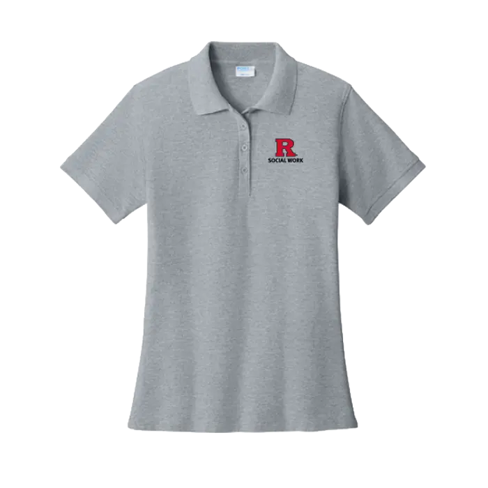 Women's Core Blend Pique Polo Rutgers SSW