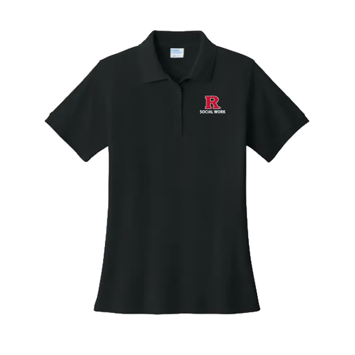 Women's Core Blend Pique Polo Rutgers SSW