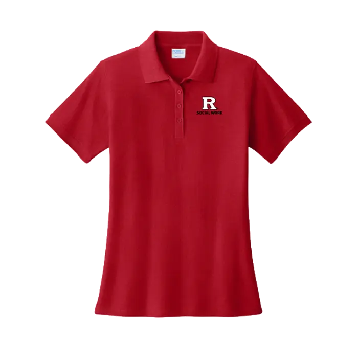 Women's Core Blend Pique Polo Rutgers SSW