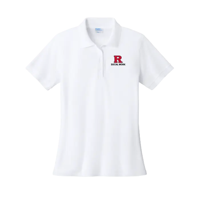Women's Core Blend Pique Polo Rutgers SSW