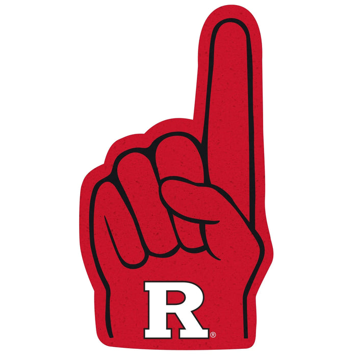 Foam Finger - Big Head - Official NCAA - Rutgers Scarlet Knights - Foam Core Cutout Fathead