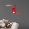 Rutgers Scarlet Knights - RealBig Foam Finger Collection - Official NCAA - Reusable Vinyl Wall Decals Fathead