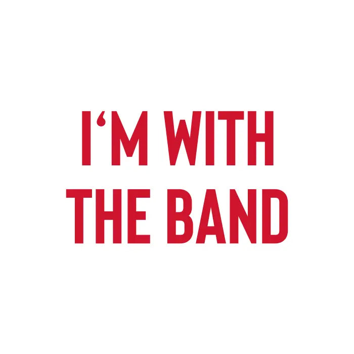 Marching Band I'm With the Band Jersey Tee Rutgers Marching Band