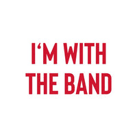Marching Band I'm With the Band Jersey Tee Rutgers Marching Band